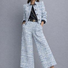 Chic Blouse and Pants Set