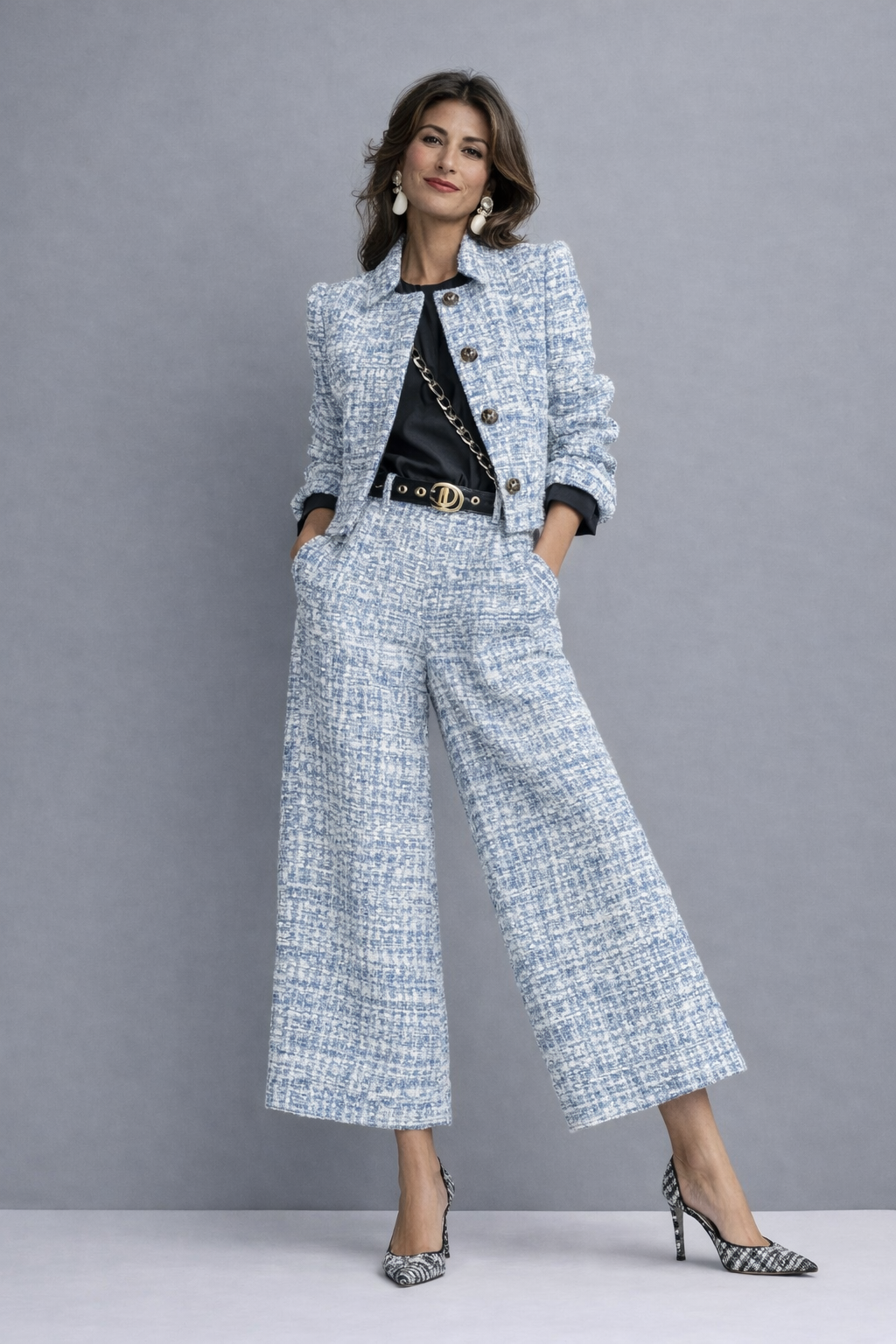 Chic Blouse and Pants Set