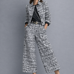 Chic Blouse and Pants Set