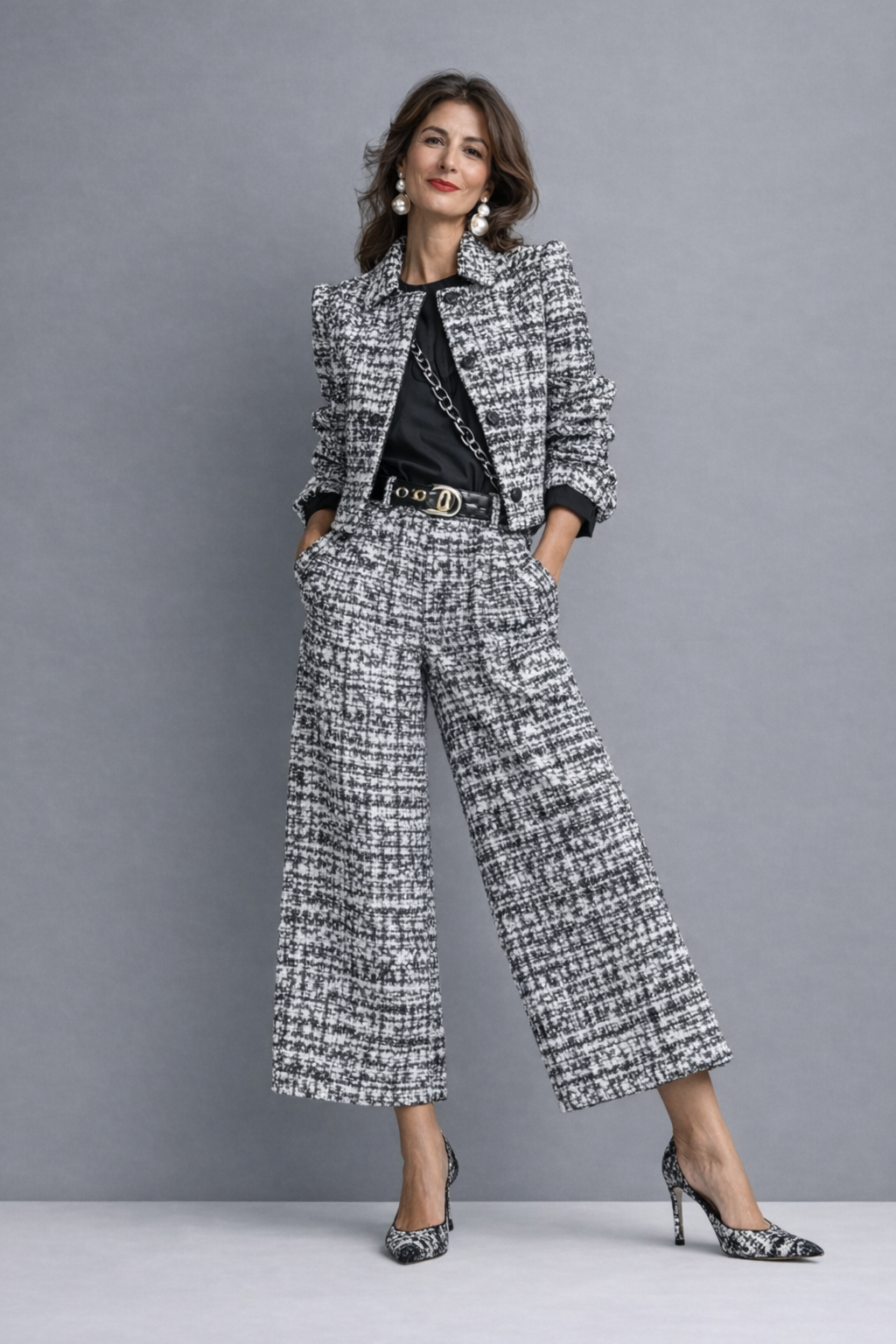Chic Blouse and Pants Set