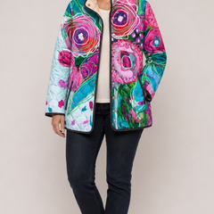 Elegant Floral Pattern Jacket