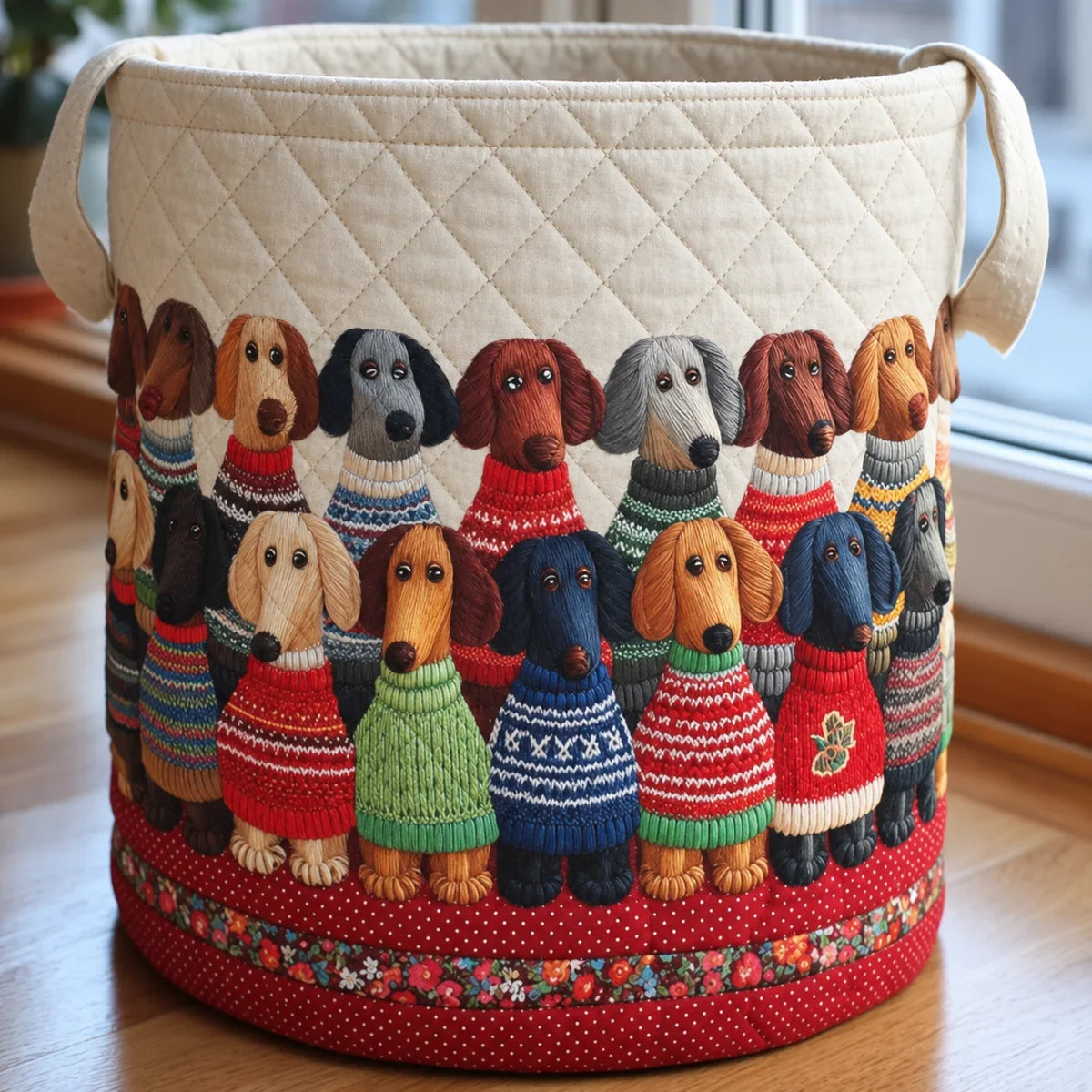 Sweater Parade Laundry Basket