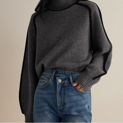Oversized Chunky Turtleneck Sweater