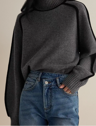 Oversized Chunky Turtleneck Sweater