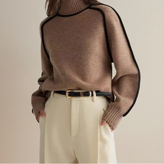 Oversized Chunky Turtleneck Sweater