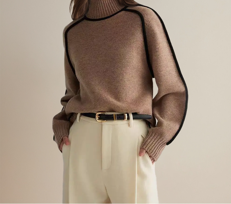 Oversized Chunky Turtleneck Sweater