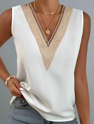 Lacefront V-Neck