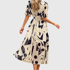 Flattering Floral Midi Dress