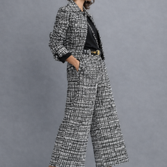 Chic Blouse and Pants Set