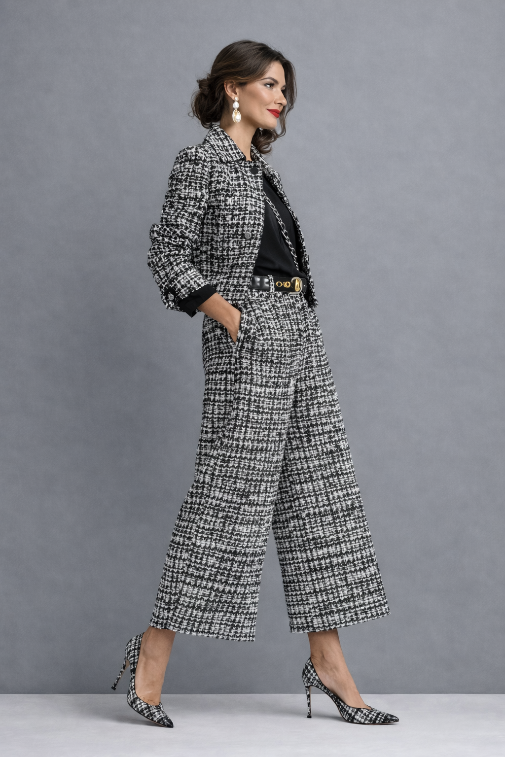 Chic Blouse and Pants Set