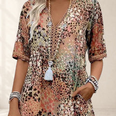 Vibrant Midi Dress