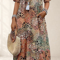 Vibrant Midi Dress