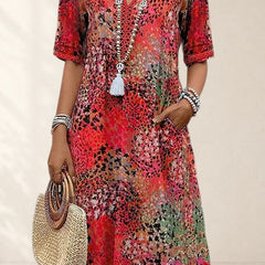 Vibrant Midi Dress