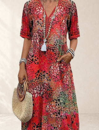Vibrant Midi Dress
