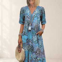 Vibrant Midi Dress