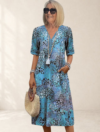 Vibrant Midi Dress