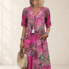 Vibrant Midi Dress