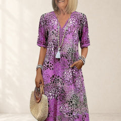 Vibrant Midi Dress