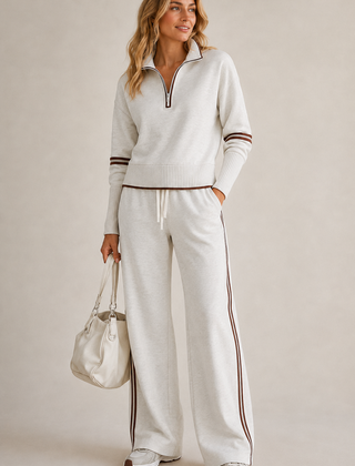 Zip Sweater Set