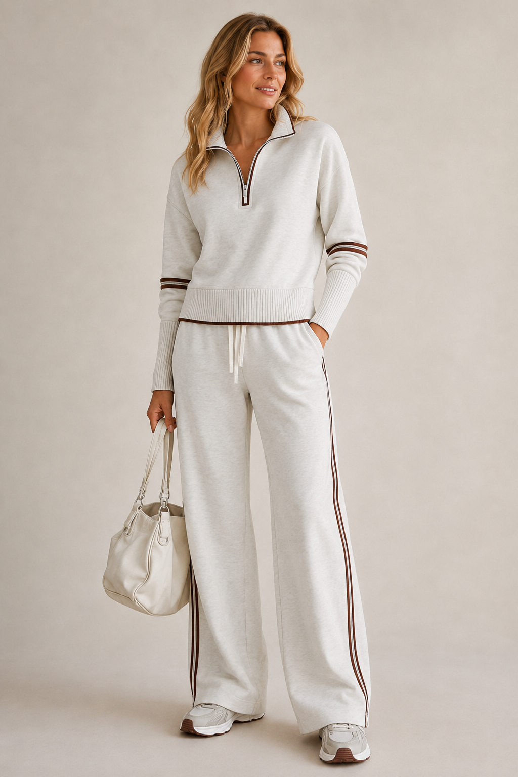 Zip Sweater Set