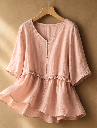 Jane Linen Blouse