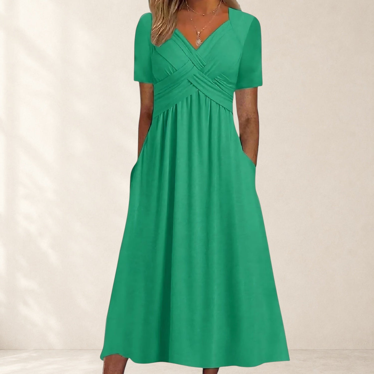 Midi Dress with Tummy Control