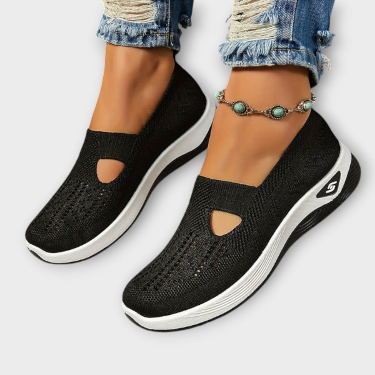 de Paseo Slip-On de Punto Confort