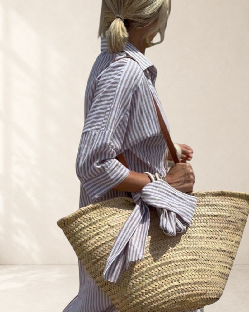 Classic Striped Dress