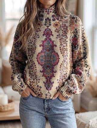 Vintage Medallion Turtleneck