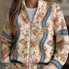 Climbing Rose Ribbon Cardigan