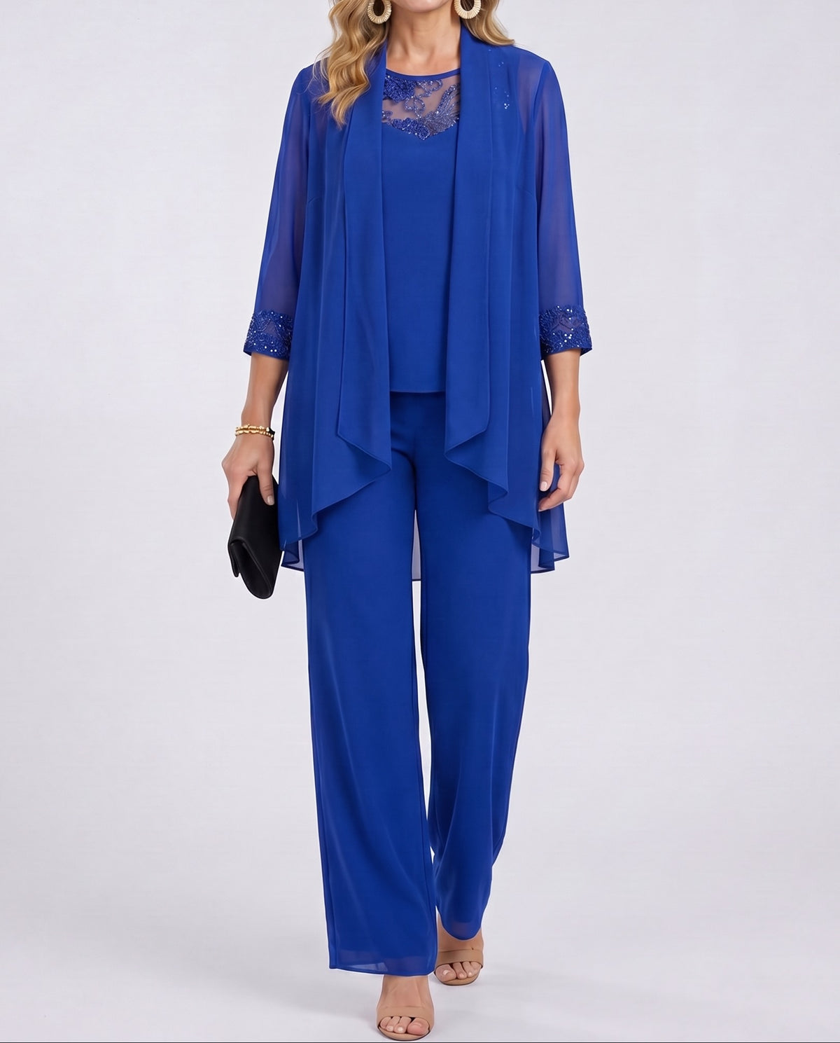 Evelyn three-piece evening set
