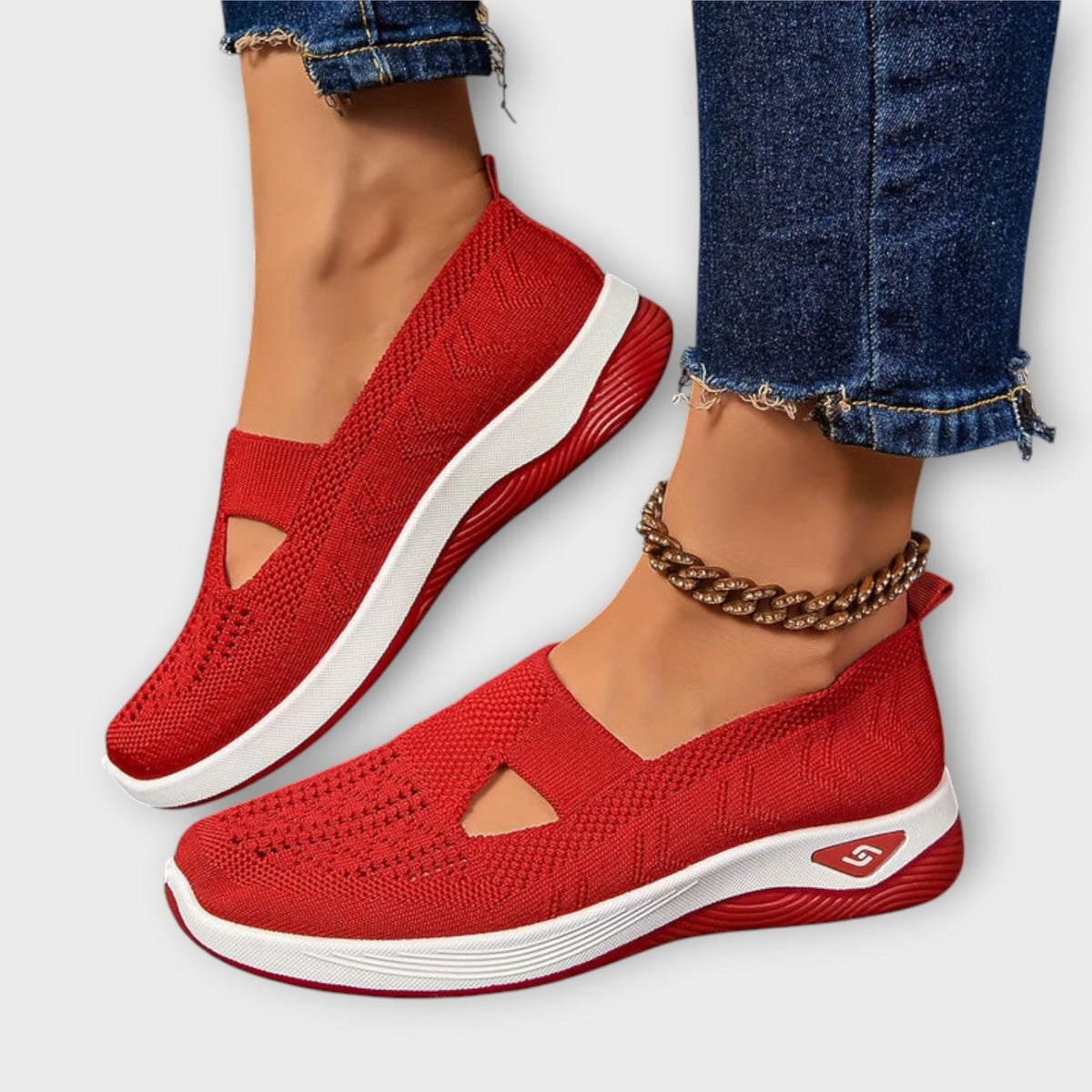 de Paseo Slip-On de Punto Confort
