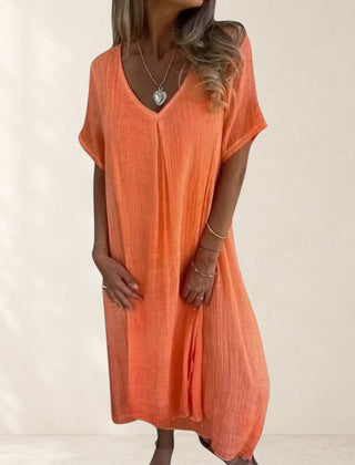 Elegant Lightweight V-Neck Dress