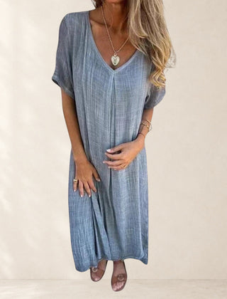 Elegant Lightweight V-Neck Dress