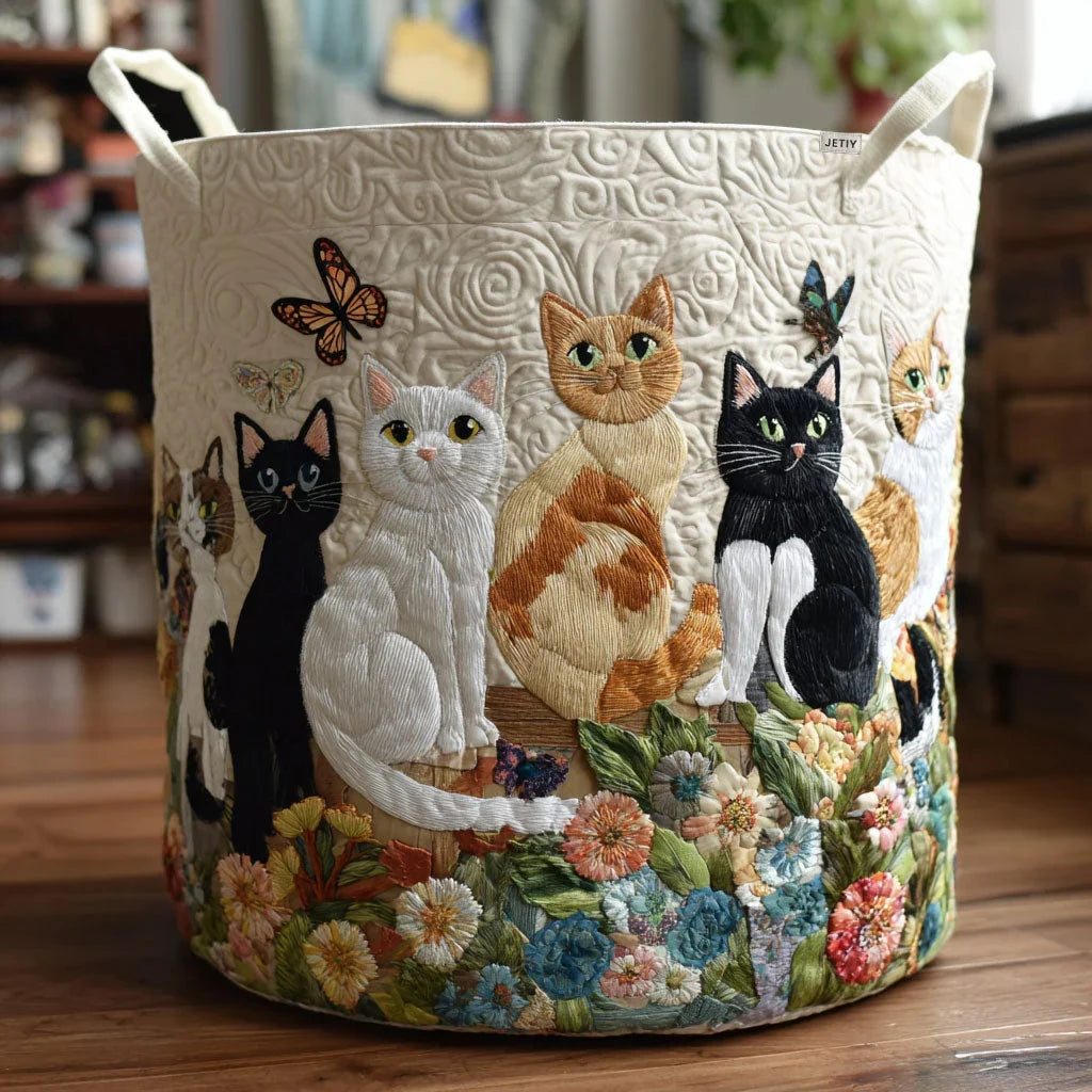 Whisker Gathering Laundry Basket