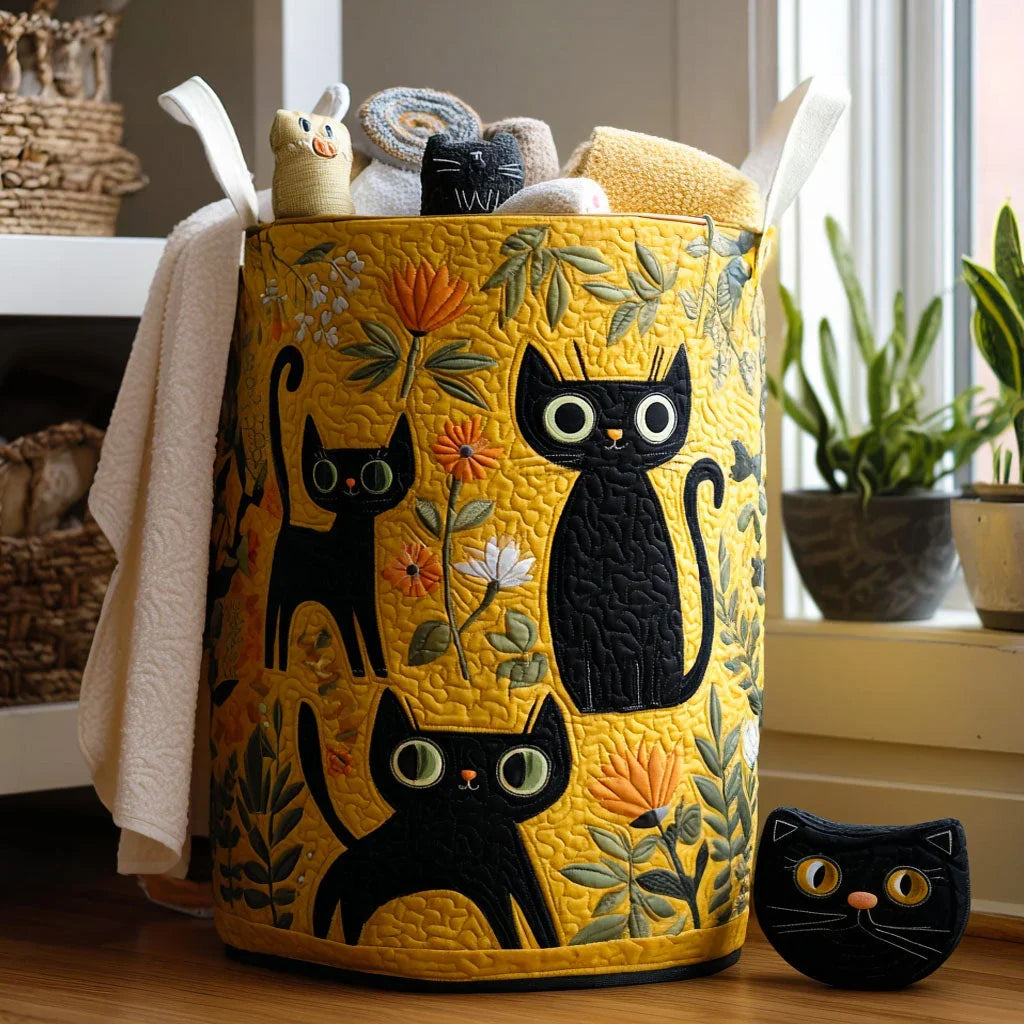Garden Cats Laundry Basket