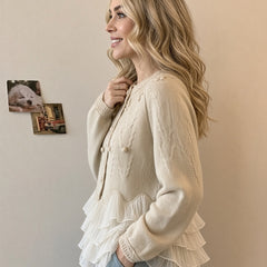 Ruffle Cardigan