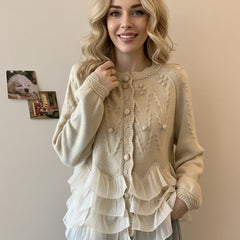 Ruffle Cardigan