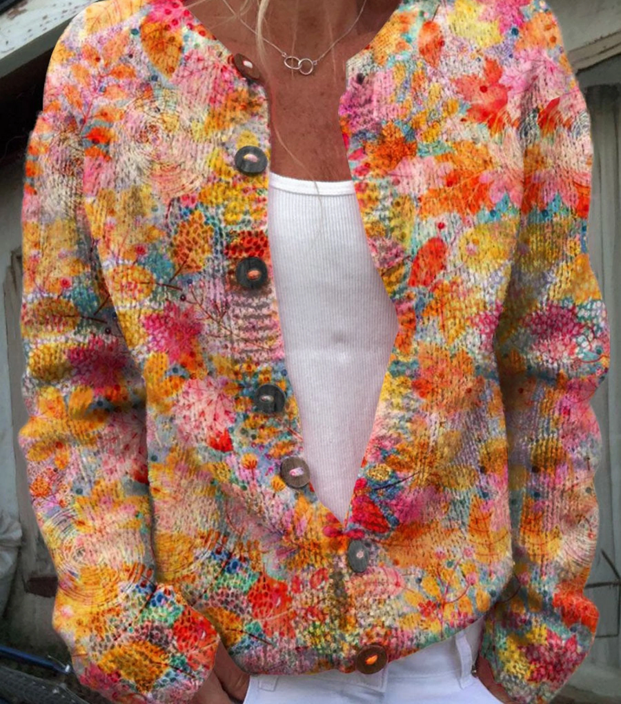Painted Cardigan