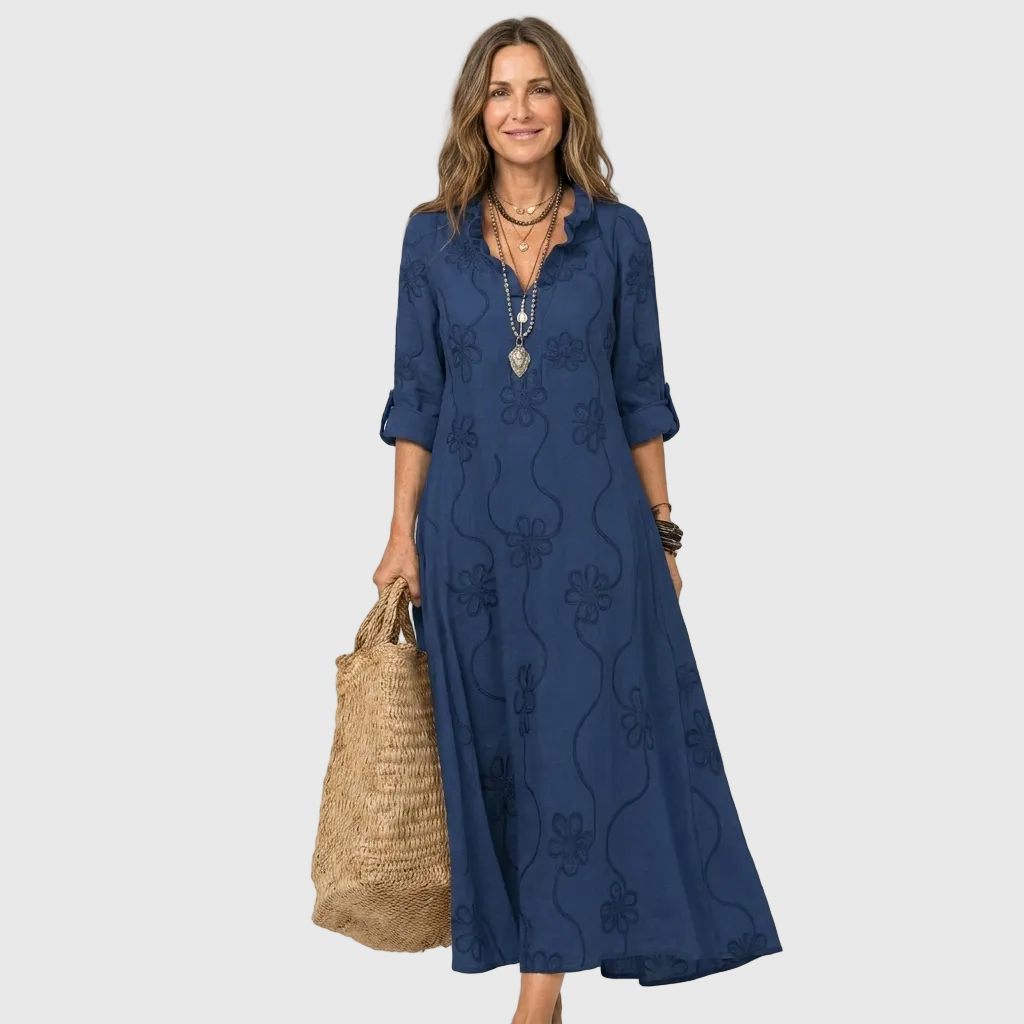 Relaxed Shirt Midi Dress