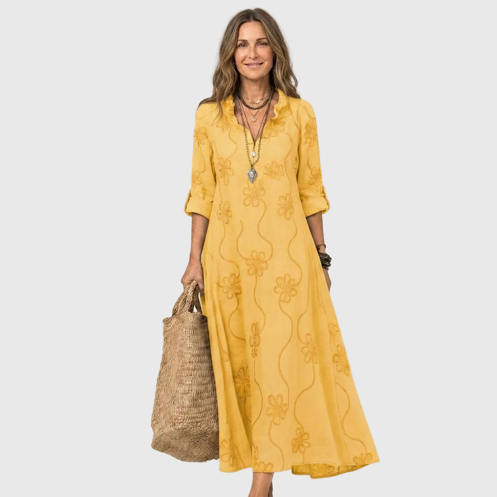 Relaxed Shirt Midi Dress