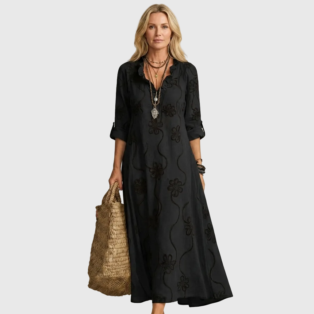 Relaxed Shirt Midi Dress
