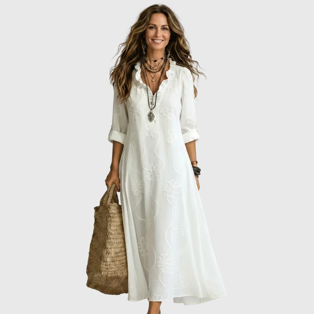 Relaxed Shirt Midi Dress