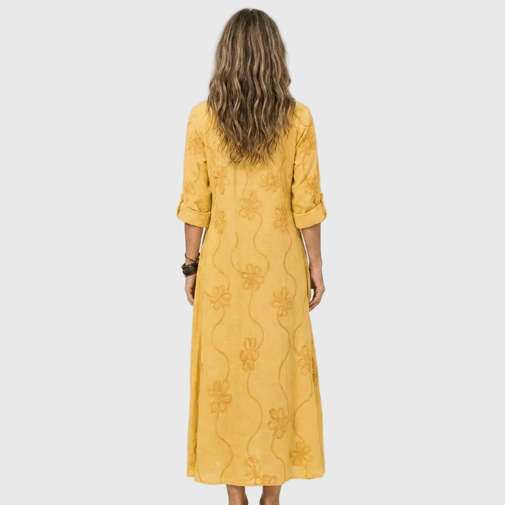 Relaxed Shirt Midi Dress
