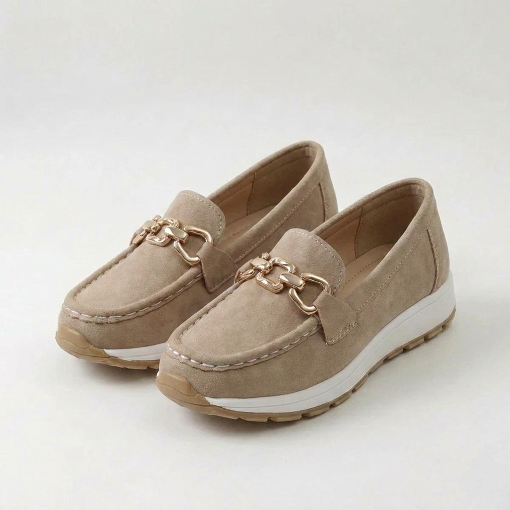 Orthopedic Flat Buckle Loafers