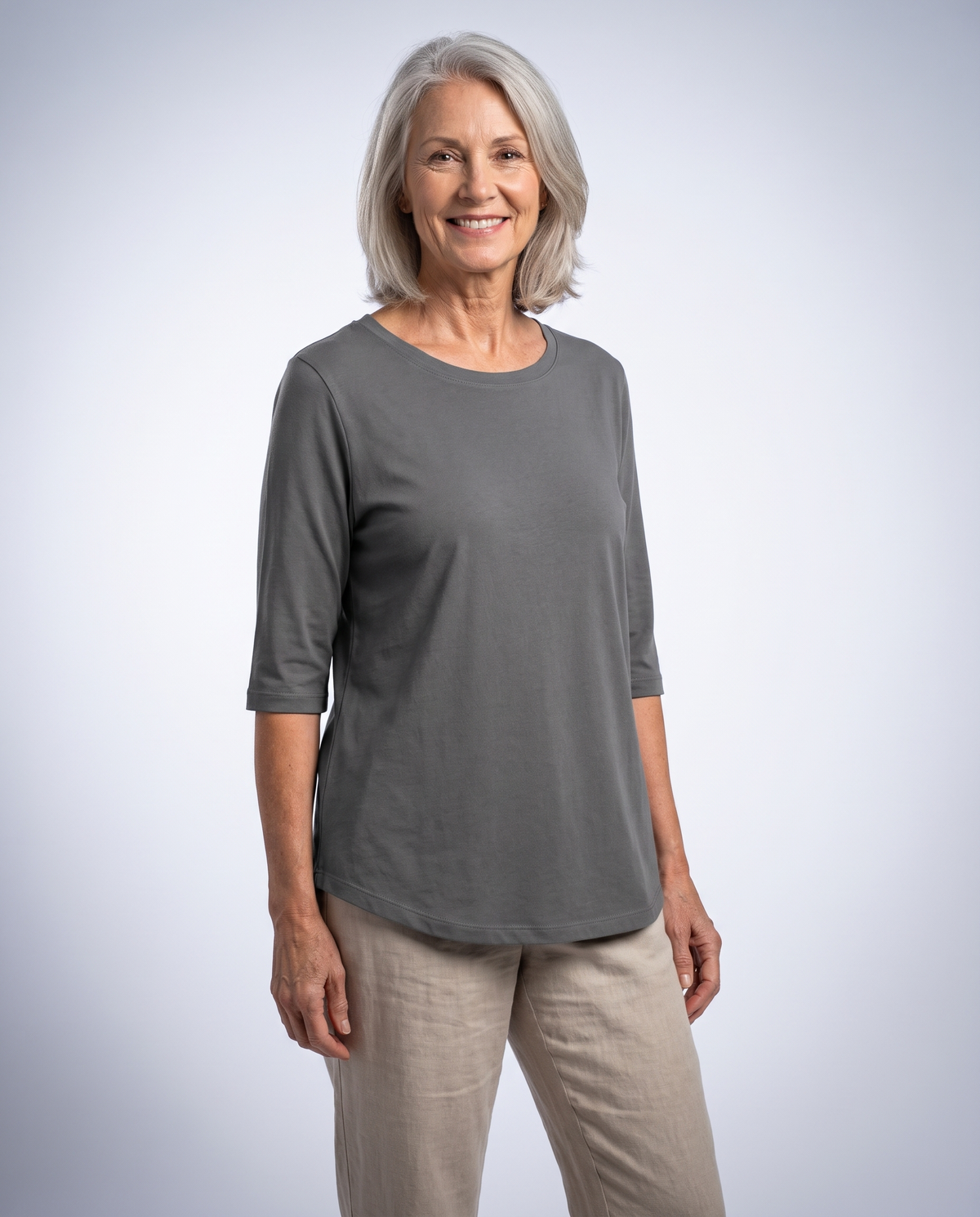 Comfort Coverage Tee in grey