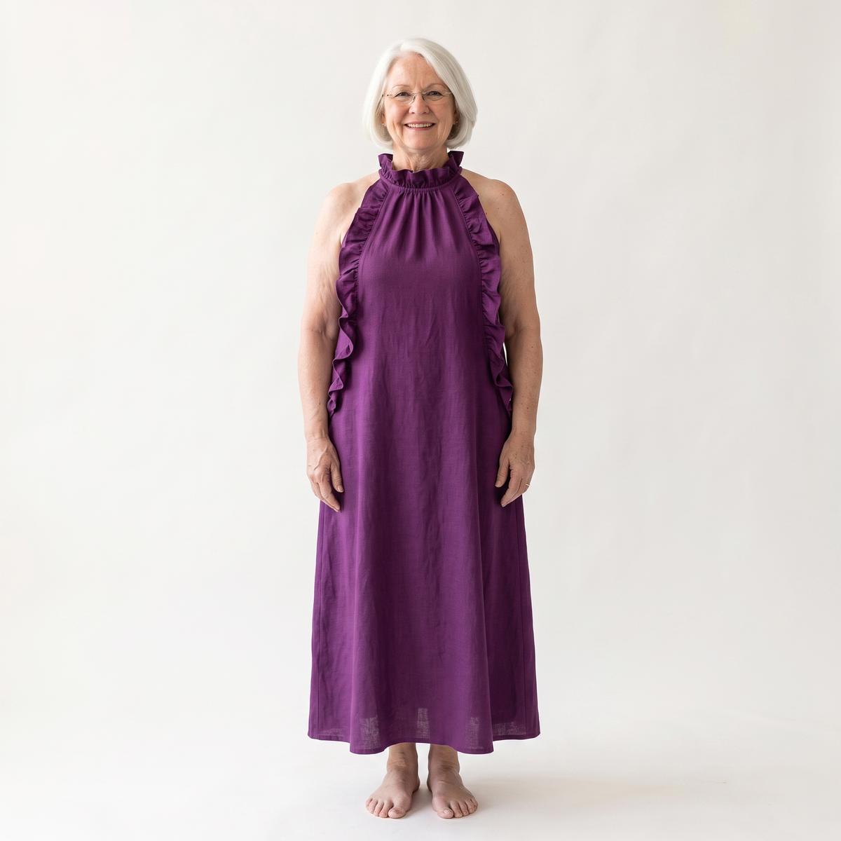 front view - Purple
