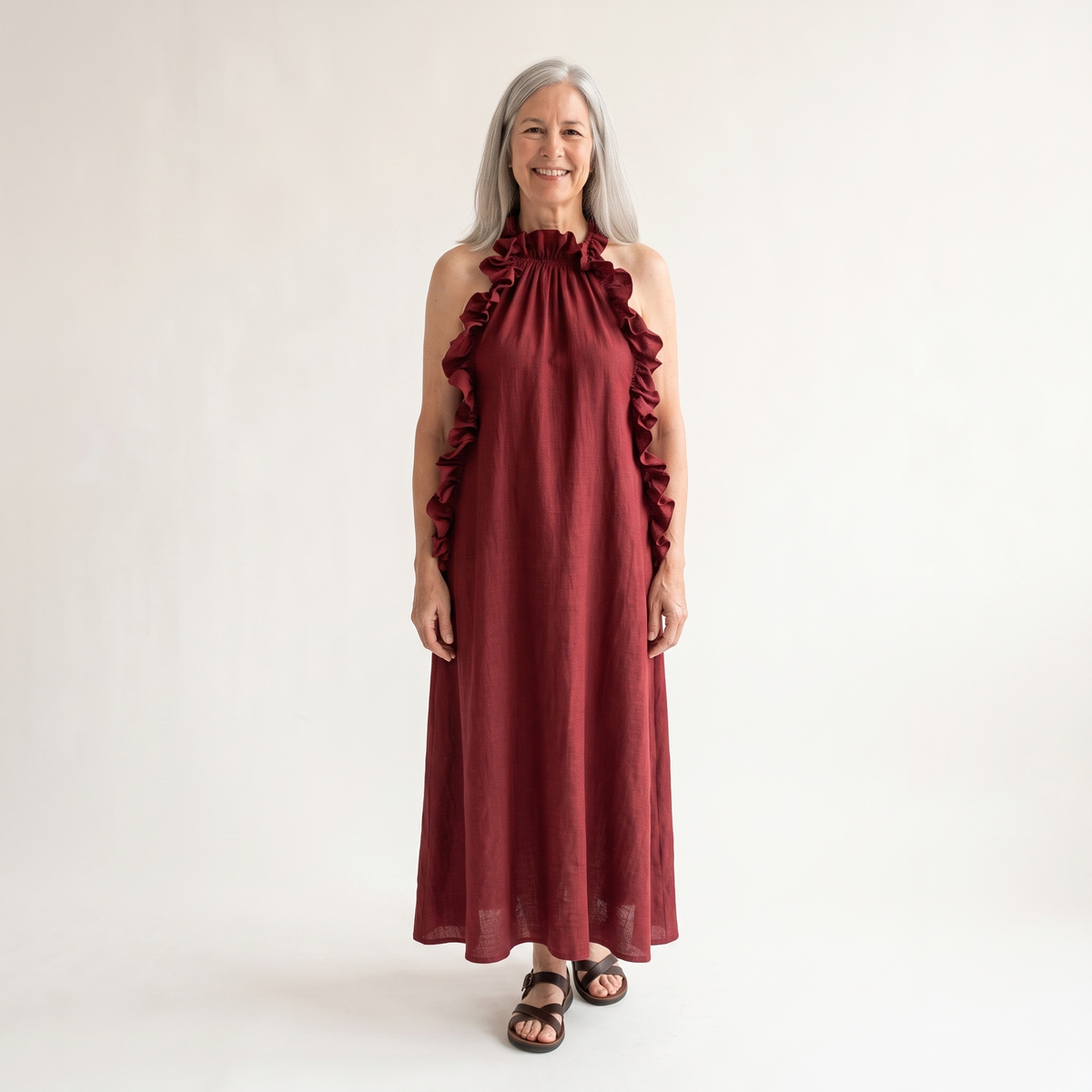 front view - Red