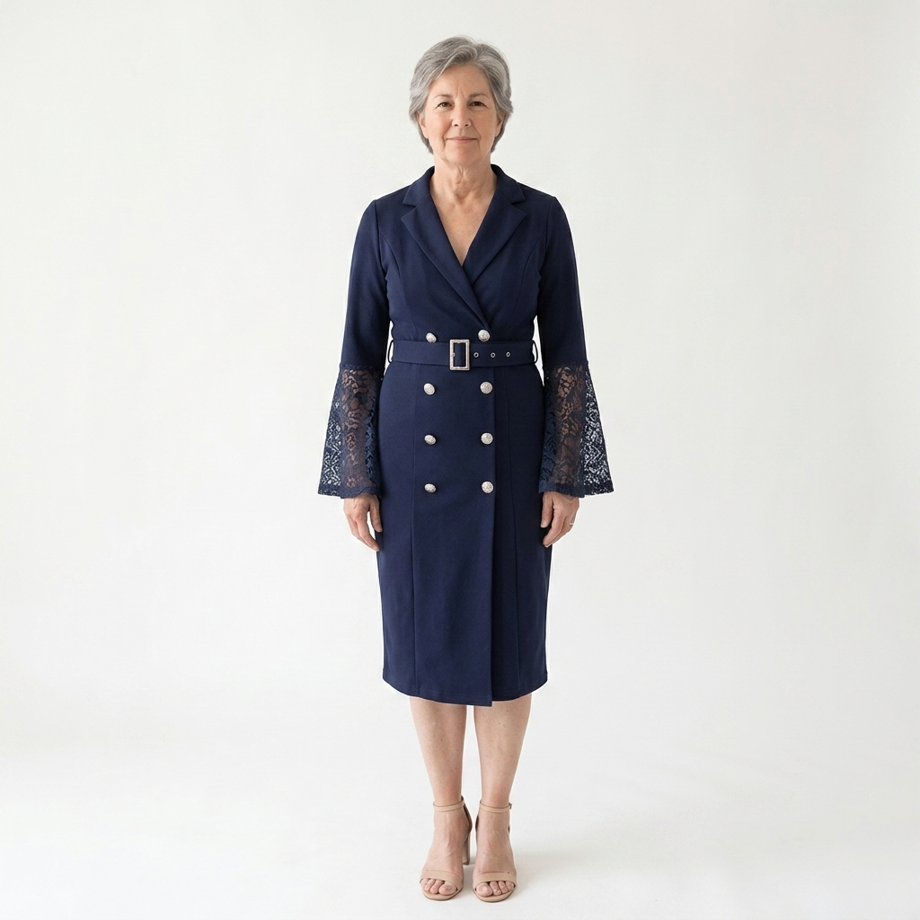 front view - Navy