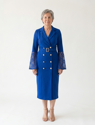front view - Blue